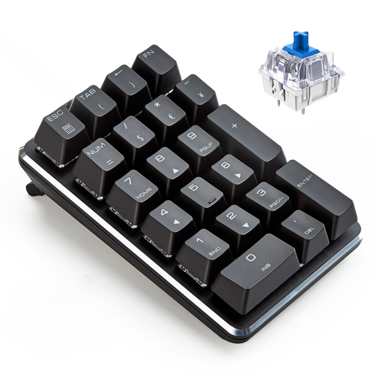 Amazon.co.jp: Levieny テンキー メカニカル テンキー 有線 ゲーミング
